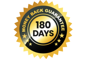 180 days money back guarantee