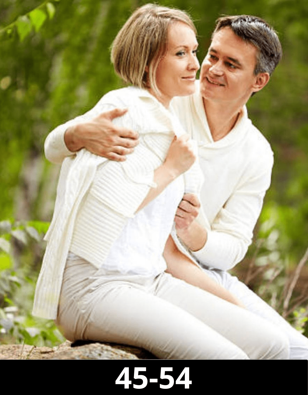 couple with 45 to 54 years old