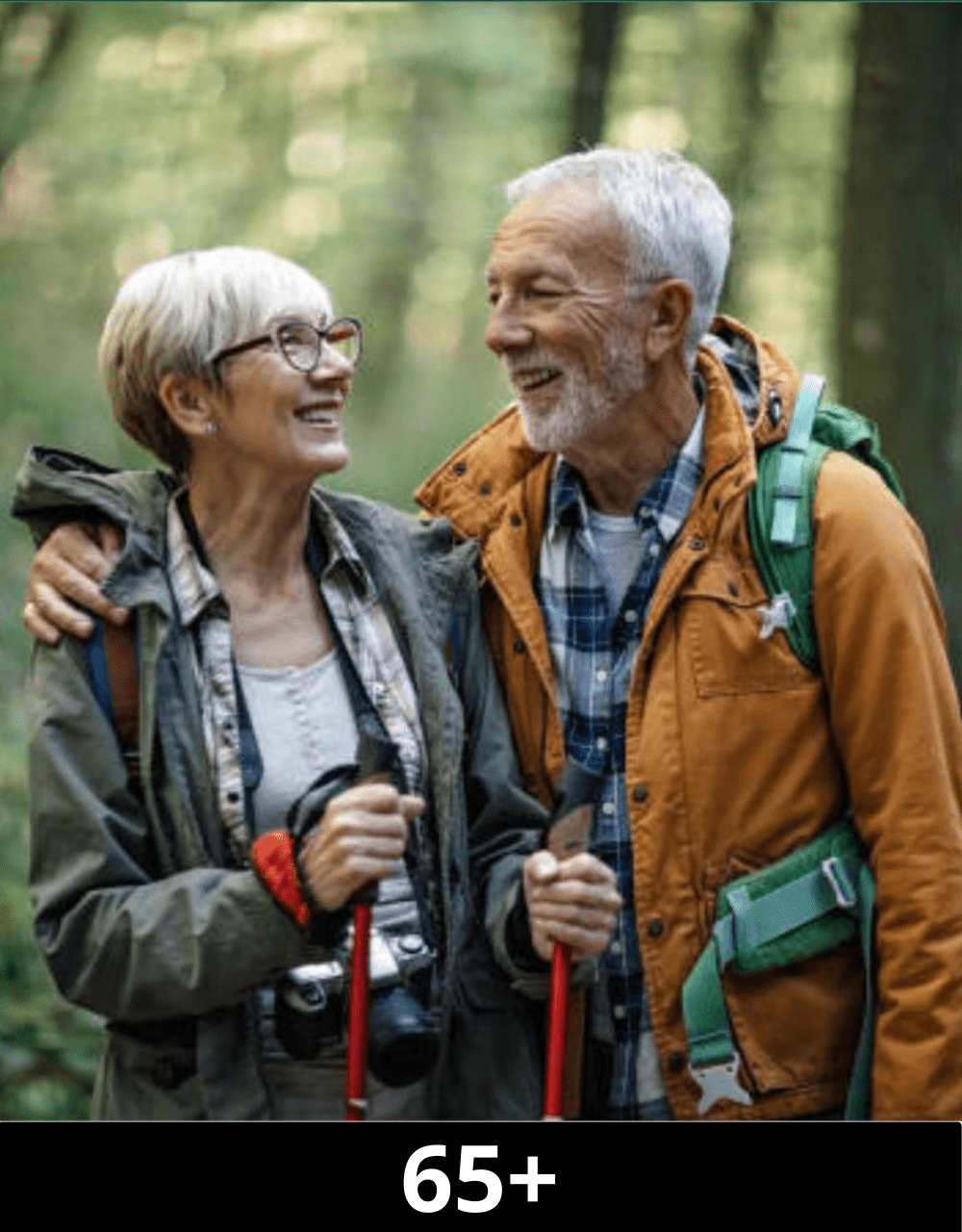 couple with 65+ years old